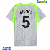 Manchester City John Stones #5 Rezervni Dres za Ženska 2025-26 Kratak Rukav